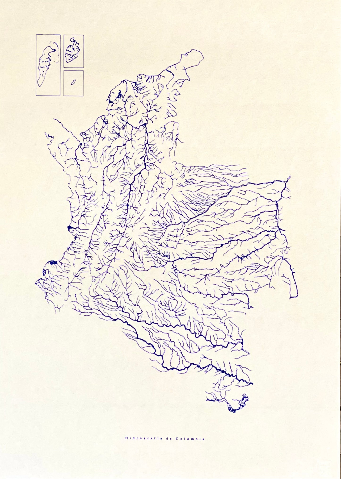 Hidrografía de Colombia Medio Pliego